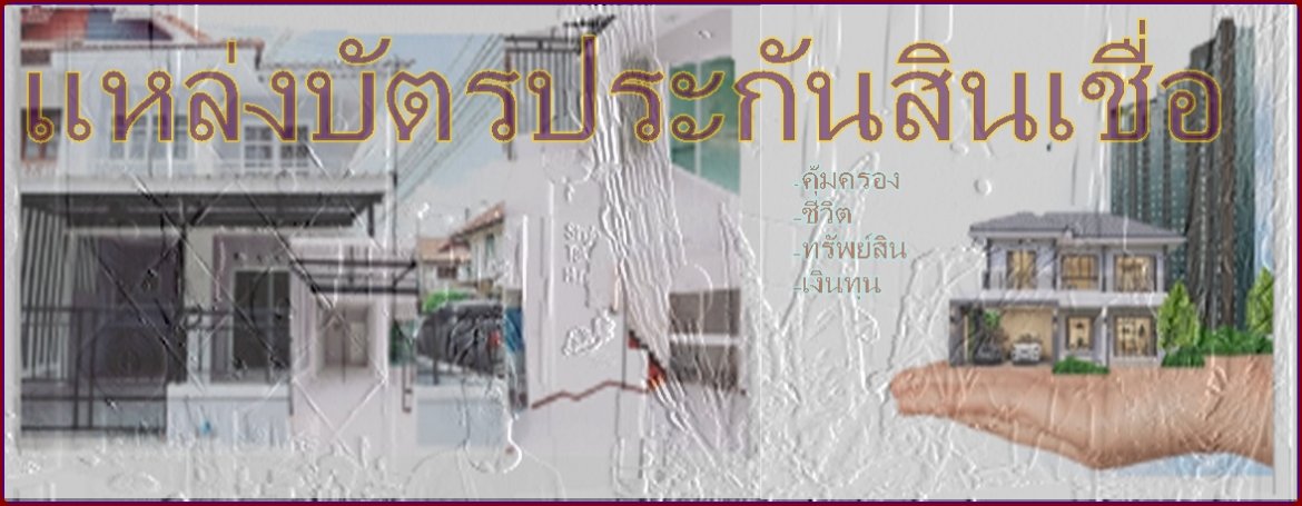 แหล่งบัตร ประกัน สินเชื่อ